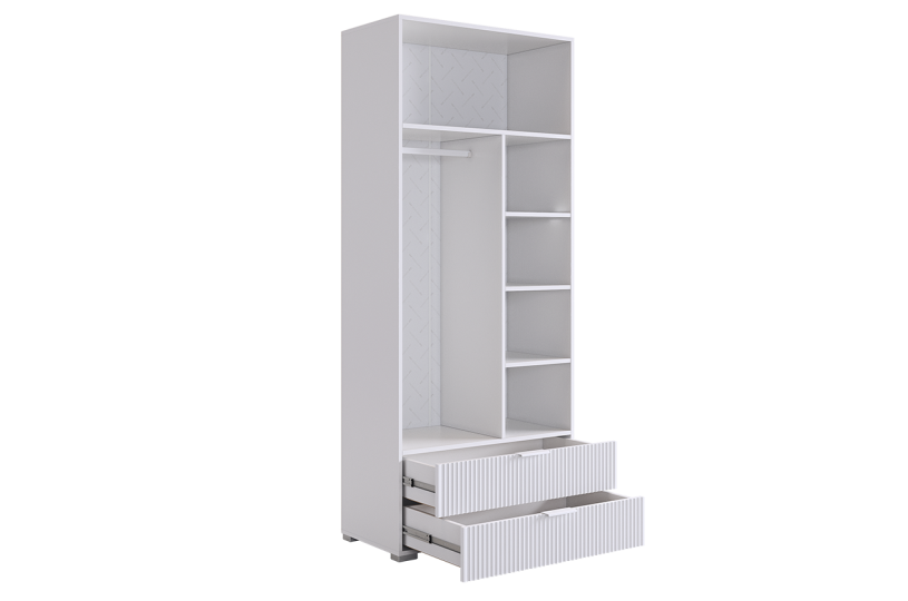 Шкаф двухдверный Зефир, белый 120.01