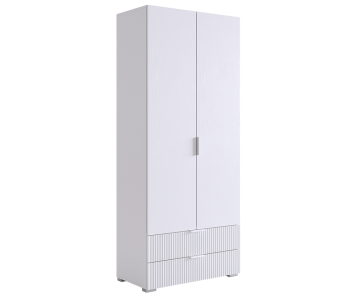 Шкаф двухдверный Зефир, белый 120.01