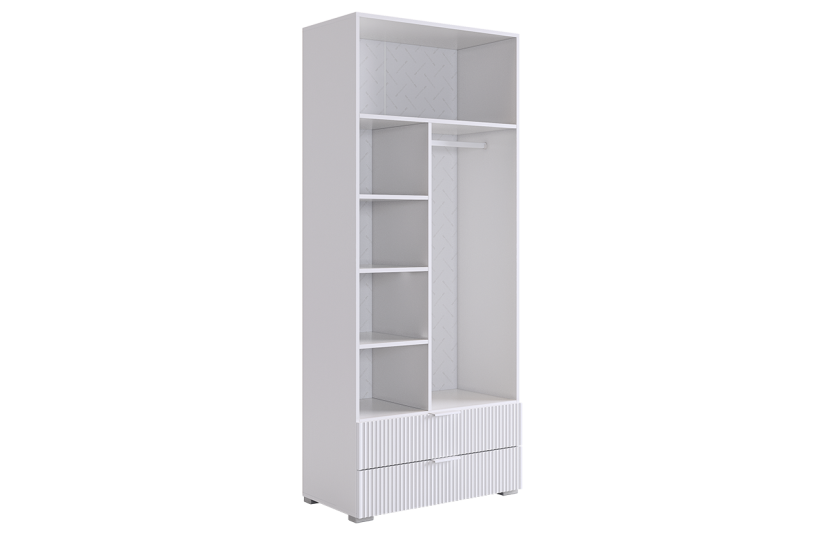 Шкаф двухдверный Зефир, белый 120.01