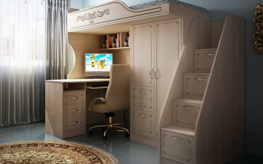 Тумба-лестница "Классика" ФКК-13/8