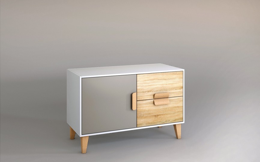 Комод низкий "КВАДРО"