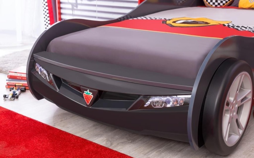 Кровать машина "COUPE CRB-1308" 190х90см, белая