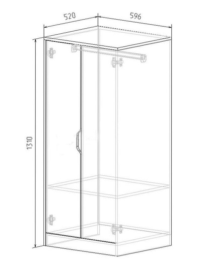 Детский шкаф Мишка 23/4