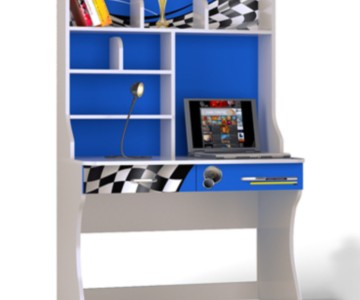 Стол с надстройкой "Formula" синий для мальчика Стол с надстройкой "Formula" синий для мальчика