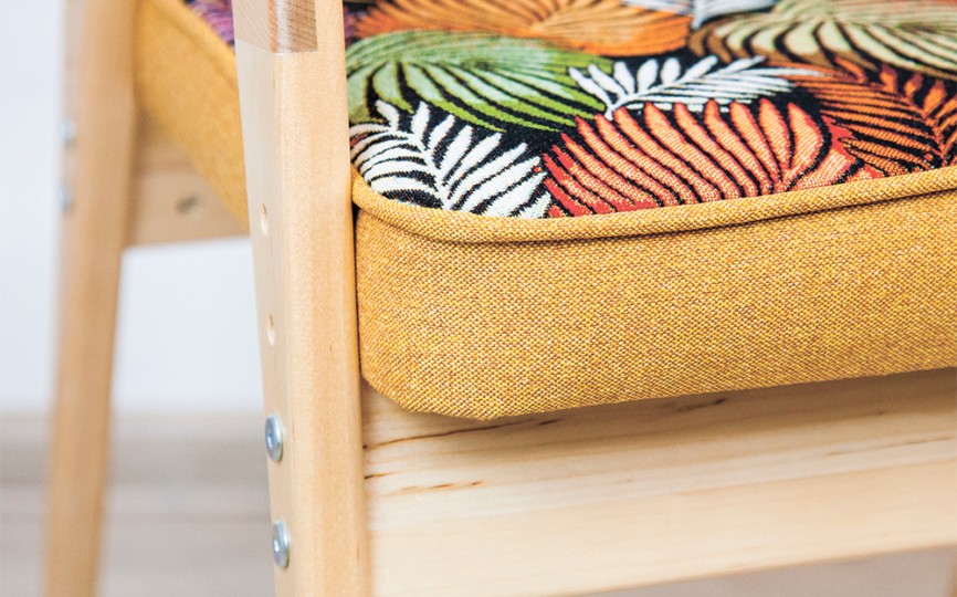 Стул регулируемый «Бруно» Листья+рогожка Сан-Леон Стул регулируемый «Бруно» Листья+рогожка Сан-Леон