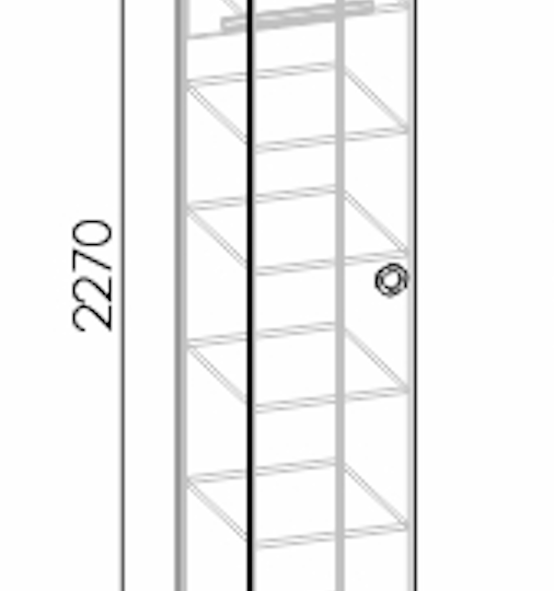 Шкаф-пенал (универсальный) Смарти Софт ШП