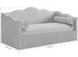 Кровать софа с подъемным механизмом Лея Кровать софа с подъемным механизмом Лея