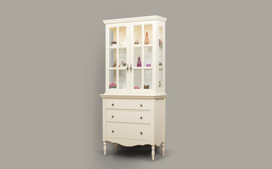 Буфет  двухдверный Бьёрт на высоких ножках 1-36