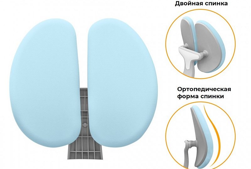 Комплект парта Ergokids + кресло ErgoKids Sprint Duo Lite (TH-320 W/G + Y-412 Lite G)