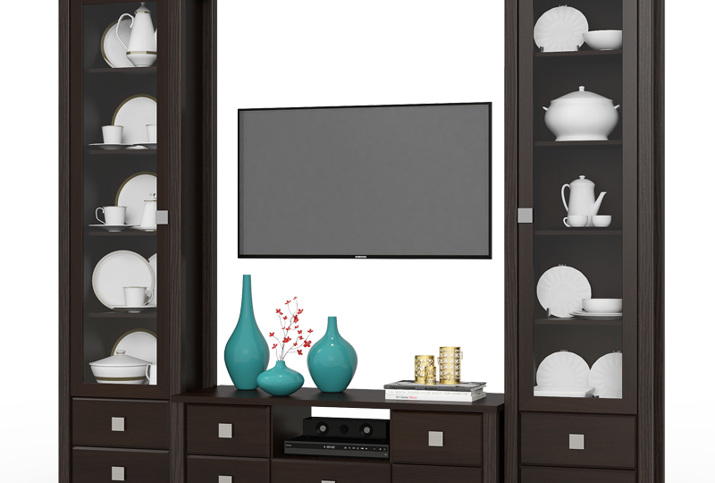 Шкаф-пенал Изабель ИЗ-63К с зеркалом 