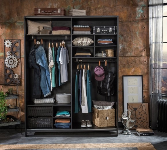 Шкаф-купе "Dark Metal", DM-1003