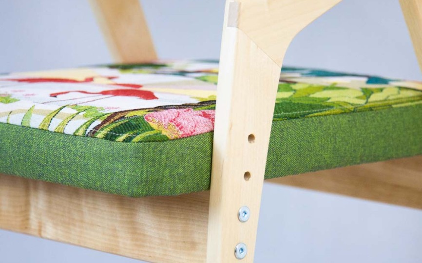 Стул регулируемый «Бруно» Фламинго+рогожка Олива Стул регулируемый «Бруно» Фламинго+рогожка Олива