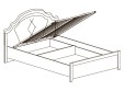 Кровать "Прованс" ширина 140 с подъемным механизмом