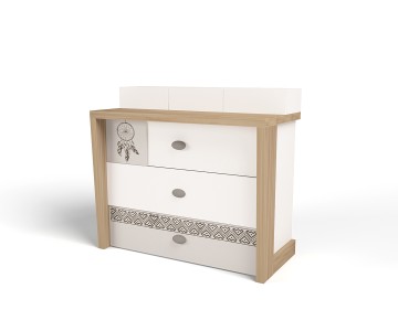 Комод MIX Ловец снов (кремовый, цветной) Комод MIX Ловец снов (кремовый, цветной)