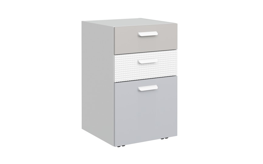 Стол прямой Либерти Беж с тумбой