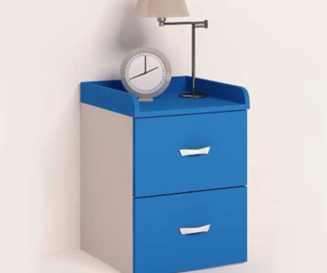 Тумбочка прикроватная "Champion" синяя