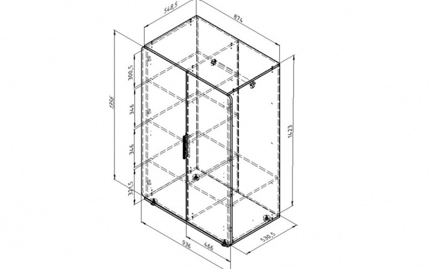 Шкаф для одежды ДЕЛЬТА Лофт 13.01 White Шкаф для одежды ДЕЛЬТА Лофт 13.01 White