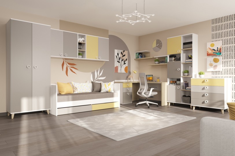 Шкаф 2-х створчатый Смарти Софт Ш2