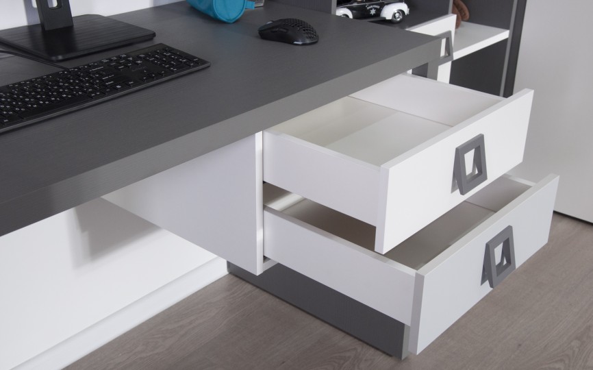 Стол прямой с ящиками Вектра