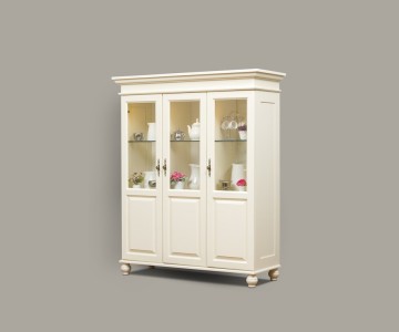 Сервант трехдверный Бьёрт на круглых ножках 1-38