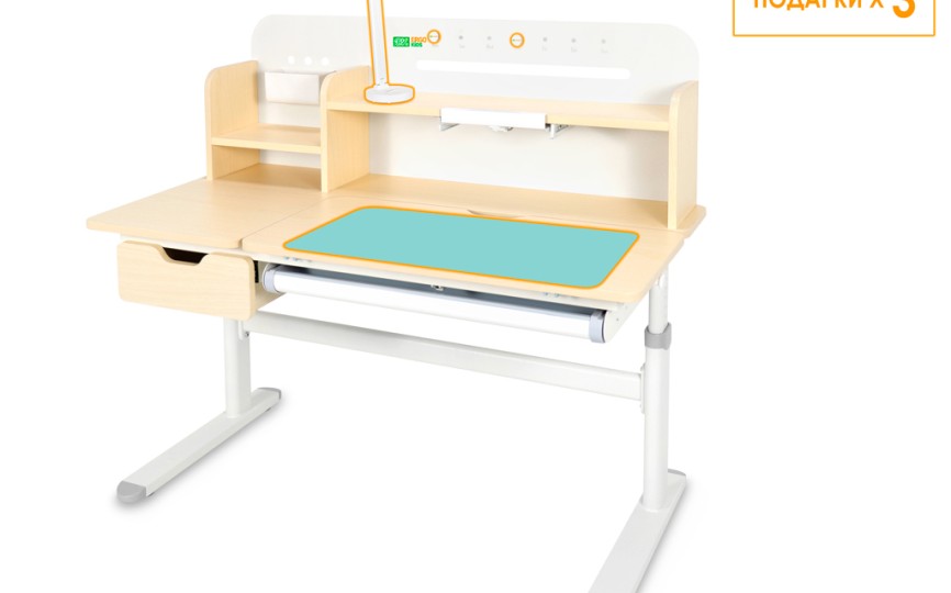 Детский стол Ergokids Bravo Maximus Plus (TH-360 Maximus Plus MG/BL)