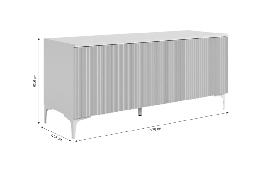 Тумба Зефир, белый