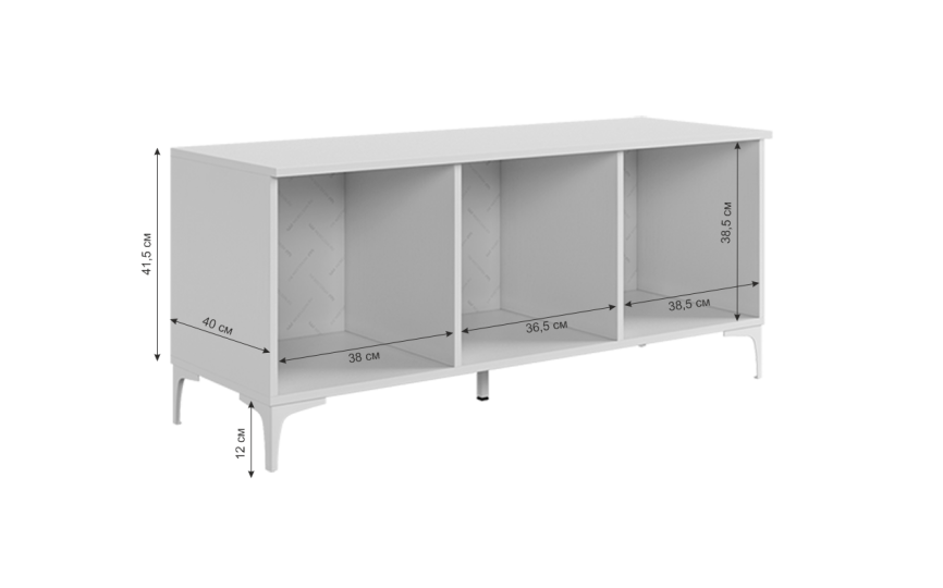 Тумба Зефир, белый