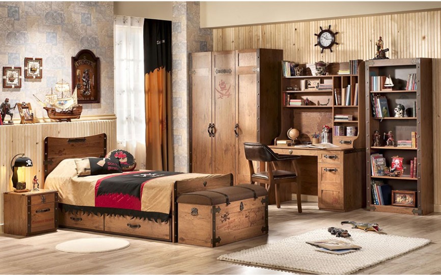 Детская комната для мальчика "BLACK PIRATE" Детская комната для мальчика "BLACK PIRATE"