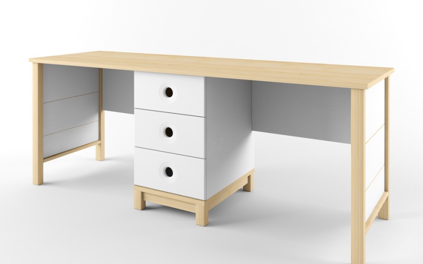 Стол письменный на два рабочих места "Робин Лайт"