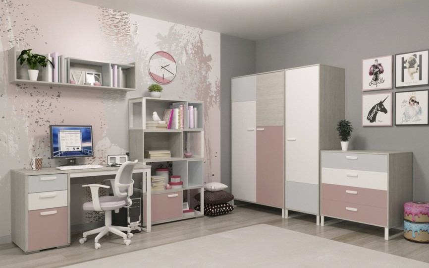 Комната для девочки "Liberty Pink" №1