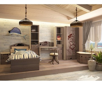 Детская комната "Pirat" ваниль для мальчика 