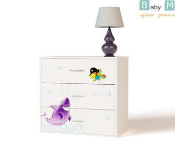 Комод "Pirates" для девочки Комод "Pirates" для девочки