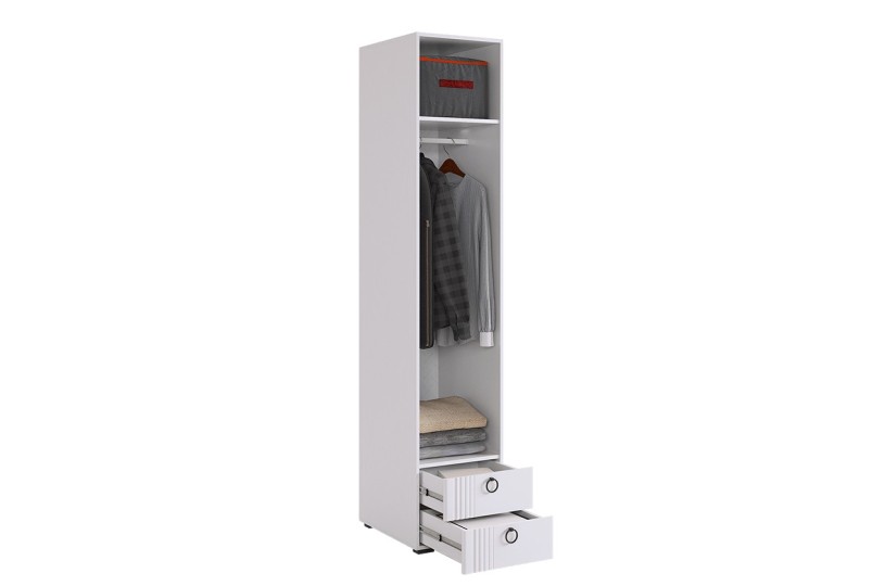 Шкаф однодверный Ева 101.01 (пенал) с ящиками