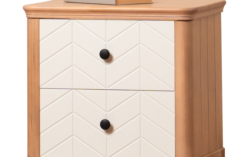 Тумба Грета №2, 3 прикроватная, 2 ящика