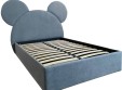 Кровать мягкая Микки, изголовье с ушками