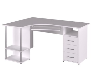 Стол компьютерный С-237 белый Стол компьютерный С-237 белый