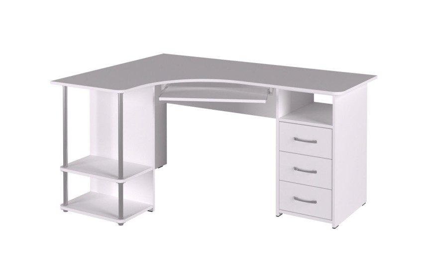 Стол компьютерный С-237 белый