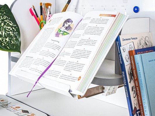 Детский стол Mealux Vancouver Multicolor Lite (BD-620) с полкой