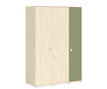 Трехдверный шкаф Montes Natural