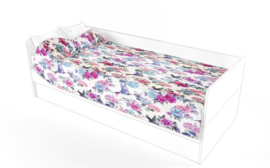 Покрывало для кровати (38 попугаев)     