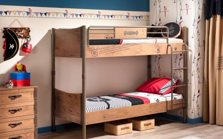 Детская комната для 2х мальчиков "BLACK PIRATE" 