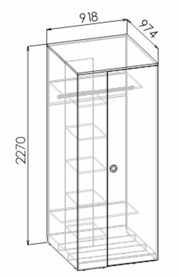 Шкаф угловой правый Смарти Софт ШУ Шкаф угловой правый Смарти Софт ШУ