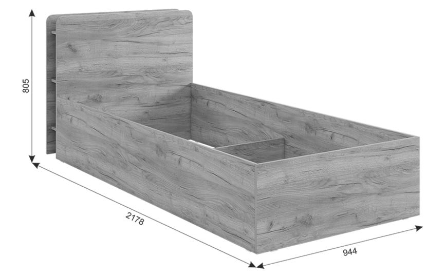 Кровать с подъемным механизмом Юниор 200х90 см