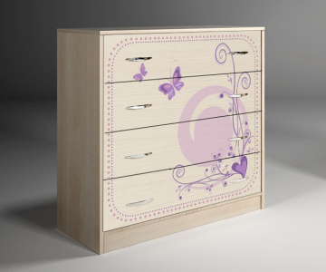 Комод для хранения "Фанки Кидз Лилак".