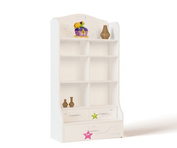 Стеллаж широкий "Pirates" для девочки Стеллаж широкий "Pirates" для девочки