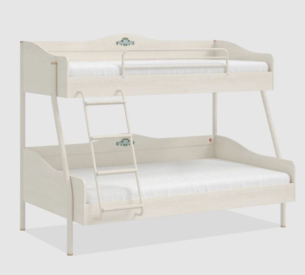 Кровать двухъярусная (без матраса) FLORA, SLF-1401