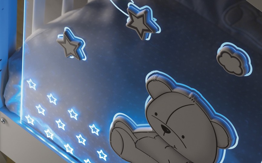 Кроватка Erbesi Stella Magic LED (Стелла Маджик)