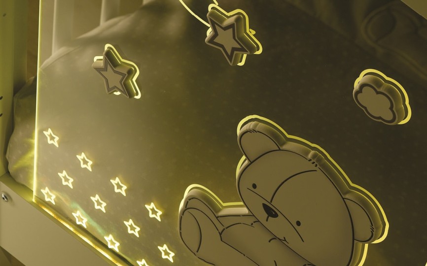 Кроватка Erbesi Stella Magic LED (Стелла Маджик)