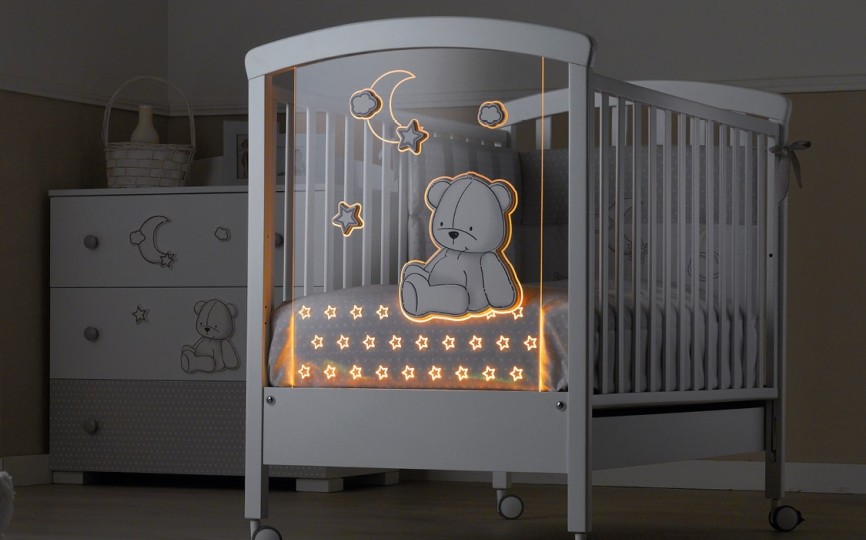 Кроватка Erbesi Stella Magic LED (Стелла Маджик)