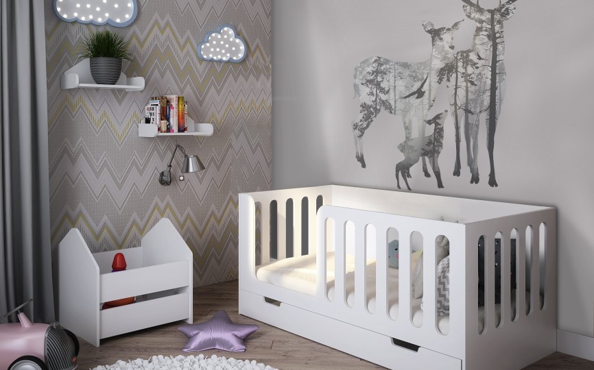 Угловая композиция Сказка для двух детей ДС-10/1 белая + ДС 10/2 цветная